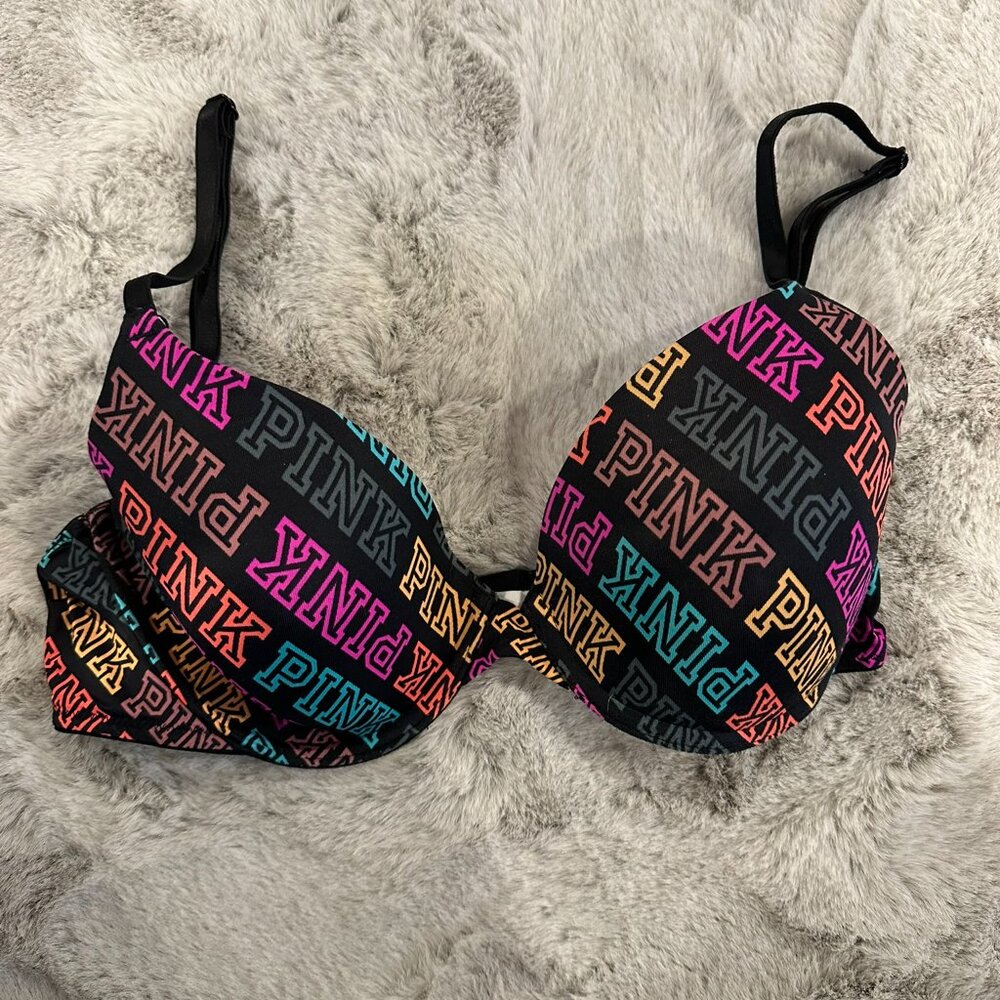 Victoria’s Secret PINK Wear Everywhere T-Shirt Bra – 34C
